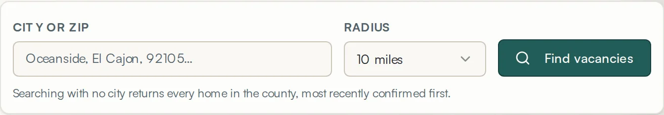 The search box on the front page.