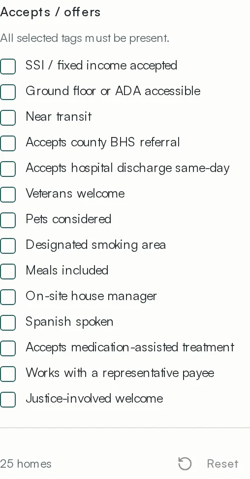 The fourteen house policies. These are the filters that actually decide a placement.